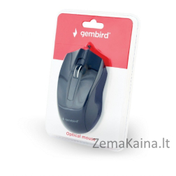 Gembird MUS-3B-01 kompiuterio pelė USB A tipo Optinis 1000 DPI Abiems rankoms