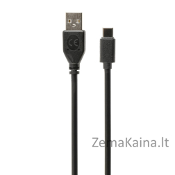 Gembird USB-A/USB-C, 1m USB kabelis USB 2.0 USB A USB C Juoda