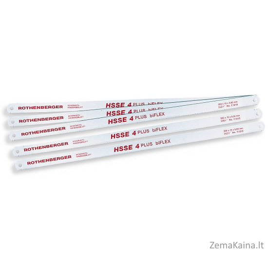 Geležtė metalo pjūkliukui  HSSE 4 PLUS, 300 mm, Rothenberger