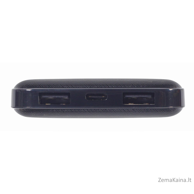 Gembird PB10-02 nešiojamasis įkroviklis Ličio polimeras (LiPo) 10000 mAh Juoda 3