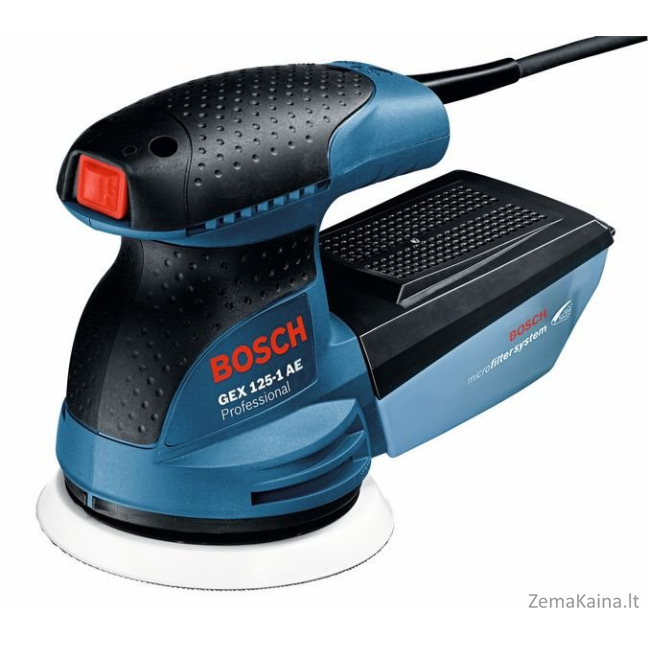 BOSCH EKCENTRINIS ŠLIUOTUVAS 250W 125mm GEX 125-1 AE