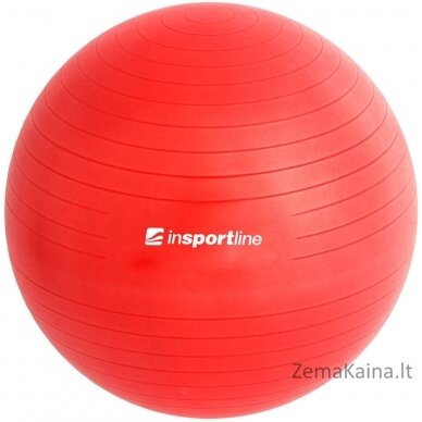 Gimnastikos kamuolys + pompa inSPORTline Top Ball 65cm - Red