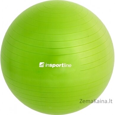 Gimnastikos kamuolys + pompa inSPORTline Top Ball 75cm - Green