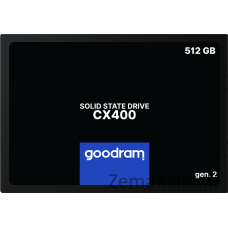 Goodram CX400 gen.2 2.5" 512 GB „Serial ATA III“ 3D TLC NAND