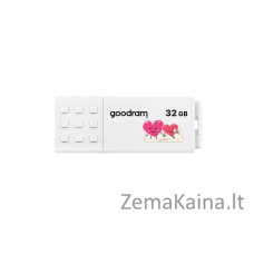Goodram UME3 Valentine USB atmintukas 32 GB USB A tipo 3.2 Gen 1 (UME3-0320W0R11-V) Balta