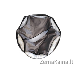 GO GIFT Šešiakampis juodas XXL - gultas gyvūnams - 90 x 63 x 16 cm