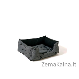 GO GIFT Šunų lova XXL - grafitas - 90x63x16 cm