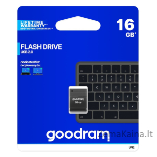 Goodram UPI2 USB atmintukas 16 GB USB A tipo 2.0 Juoda