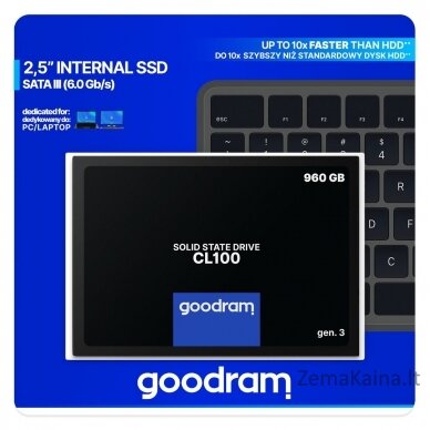 Goodram CL100 2.5" 960 GB Serial ATA III TLC 6