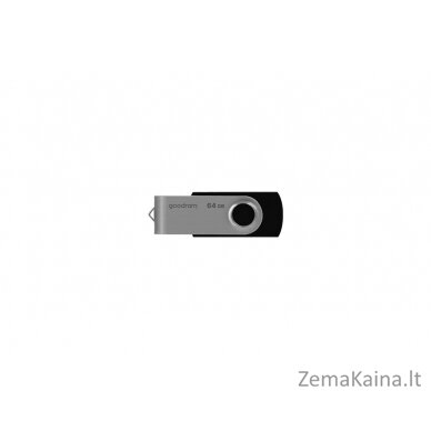 Goodram UTS2 USB atmintukas 64 GB USB A tipo 2.0 Juoda, Sidabras 1