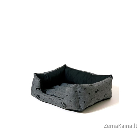 GO GIFT Šunų lova L - grafitas - 65x45x15 cm 3