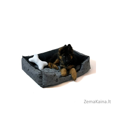 GO GIFT Šunų lova L - grafitas - 65x45x15 cm 4