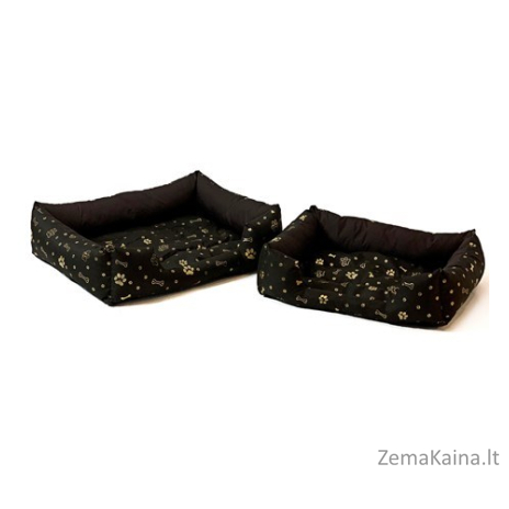 GO GIFT Šunų lova XL - rudos spalvos - 75x55x15 cm 5