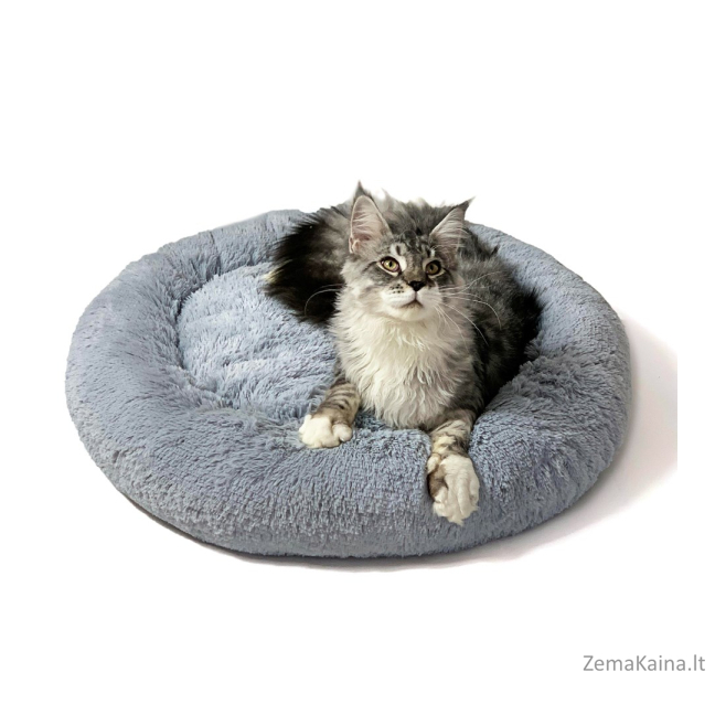 GO GIFT Shaggy grey L - gultas augintiniams - 66 x 66 x 10 cm 2