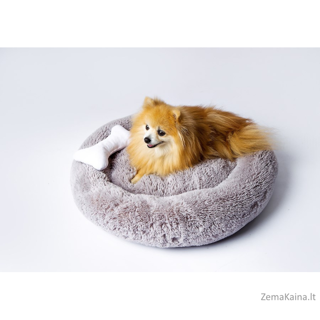 GO GIFT Shaggy grey L - gultas augintiniams - 66 x 66 x 10 cm 3