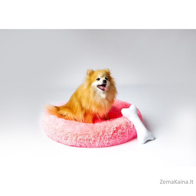 GO GIFT Shaggy pink XL - gultas augintiniui - 80 x 83 x 10 cm 3