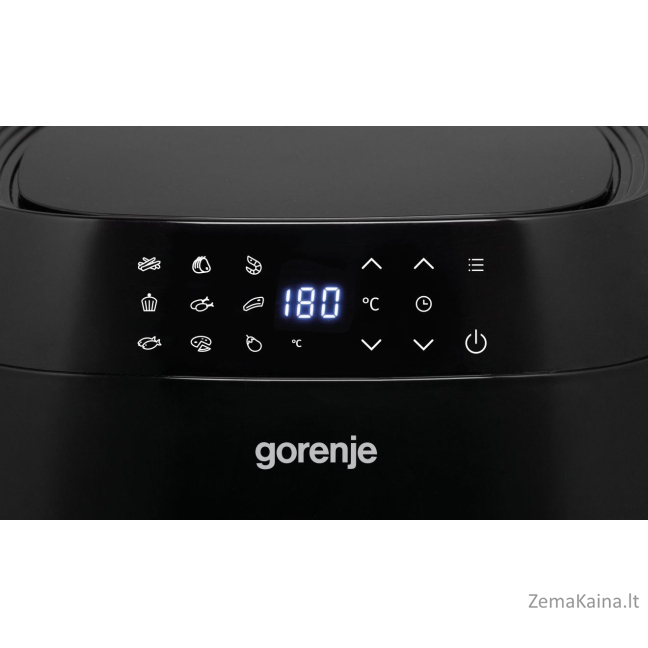 Gorenje AF1409DB Vienas 3,2 L 1400 W Karšto oro gruzdintuvė Juoda 2
