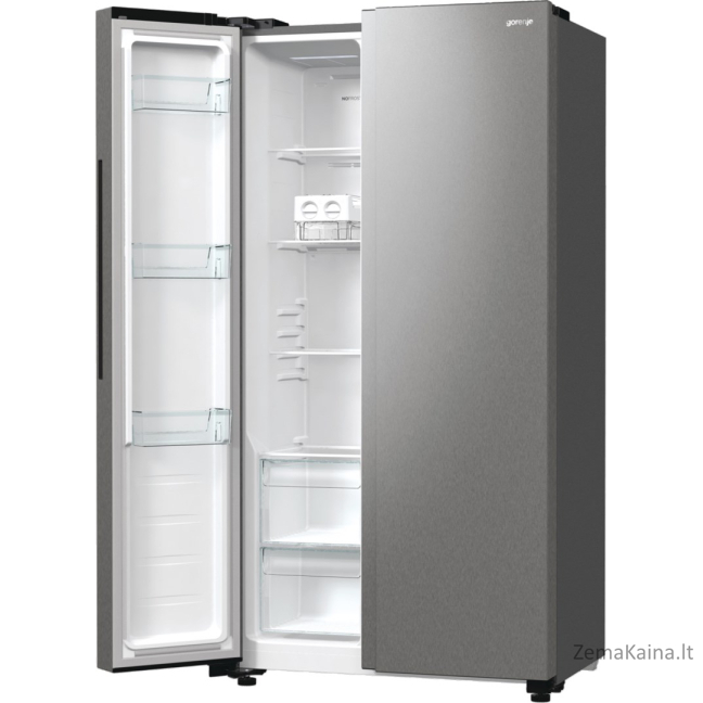 Gorenje NRR9185EAXL dviduris šaldytuvas-šaldiklis Pastatomi 550 L E Sidabras 5