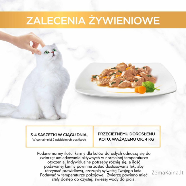 GOURMET A la Carte Chicken, Trout, Beef, and Fish - šlapias kačių maistas - 4 x 85 g 10