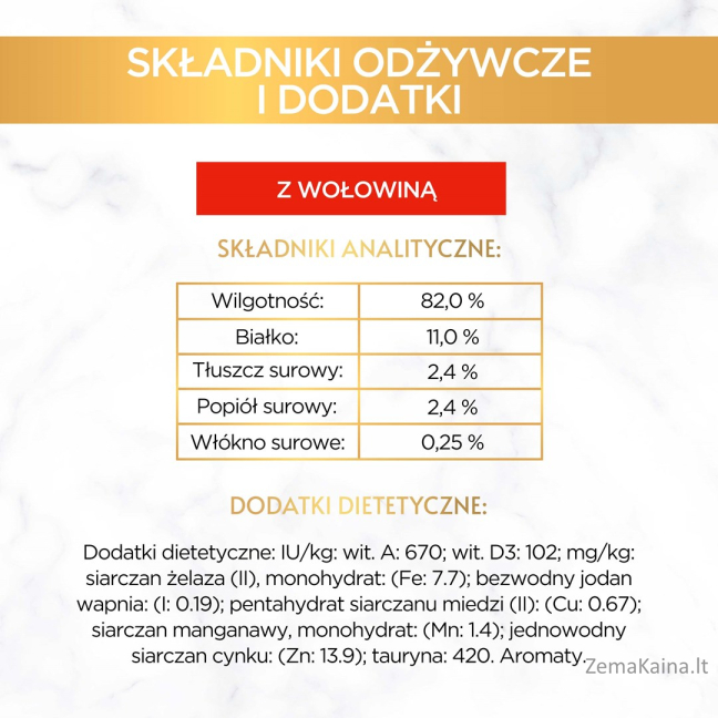 GOURMET Gold Sauce Delight Jautiena - šlapias kačių maistas - 85 g 10