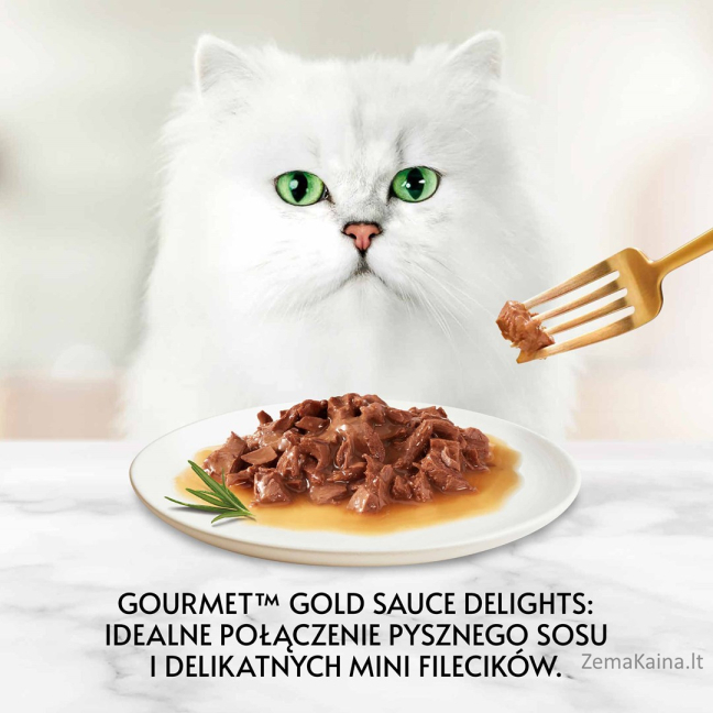 GOURMET Gold Sauce Delight Jautiena - šlapias kačių maistas - 85 g 1