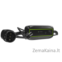 Green Cell EV16 elektromobilių įkrovimo stotelė Juoda 1 Įmontuotas ekranas LCD