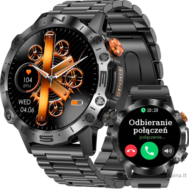 Gravity Smartwatch SMARTWATCH GRAVITY GT20-1 vyriškas laikrodis