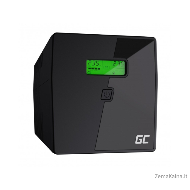 Green Cell UPS03 nepertraukiamo maitinimo resursai (UPS) „Line-Interactive“ 1000 VA 600 W 4 AC išvestis(ys / čių)