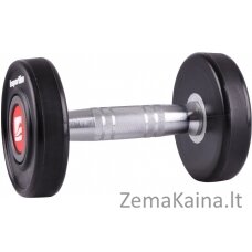 Gumuotas hantelis inSPORTline PRO 14kg