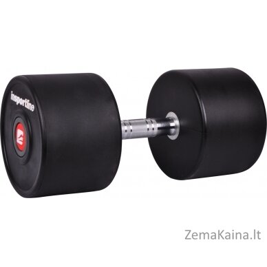 Gumuotas hantelis inSPORTline PRO 46kg