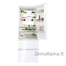 Haier 3D 70 Serie 7 HTW7720DNGW Pastatomi 483 L D Platina, Nerūdijančiojo plieno