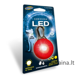 HILTON LED Zawieszka Silikonowa 2,0x3,1x5,5cm dla psa