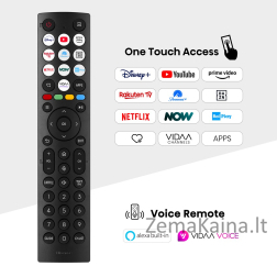 Hisense 65E7NQ televizorius 165,1 cm (65") 4K Ultra HD Smart TV „Wi-Fi“ Juoda 350 cd/m²