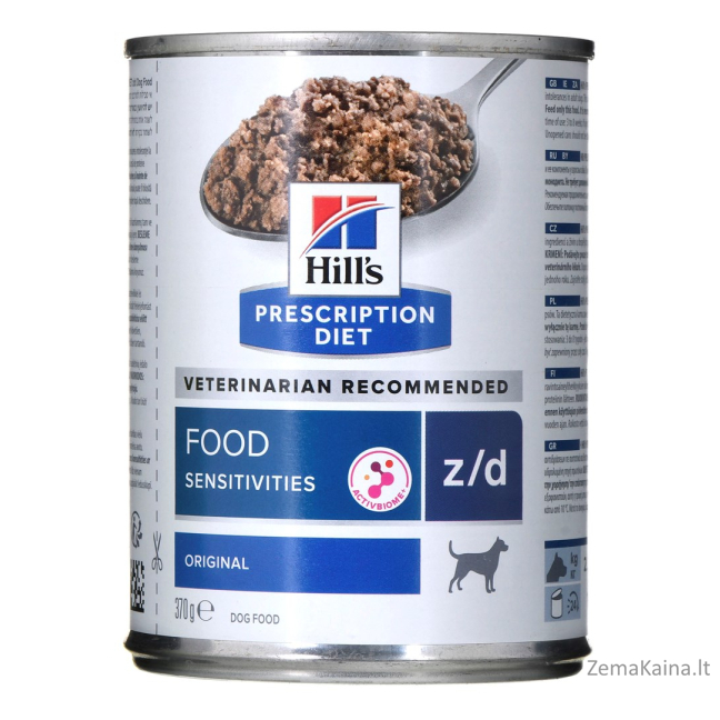 HILL'S PD Canine Food Sensitivities z/d - Šlapias maistas šunims - 370 g 1