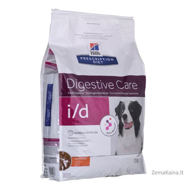 HILL'S PRESCRIPTION DIET Digestive Care Canine i/d Sausas šunų maistas Viščiukas 12 kg