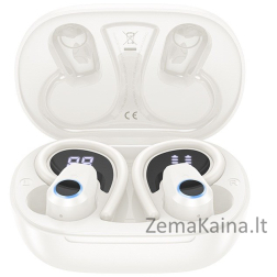 Hoco EQ8 Pure Joy Ausinės belaidės ausinės skambučiams / muzikai Bluetooth Balta
