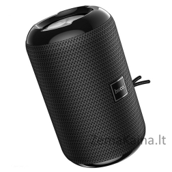 HOCO HC1 Trendy Nešiojamasis garsiakalbis Blutooth/ FM/ TF kortelė/ USB atmintinė/ AUX 5 W Juoda