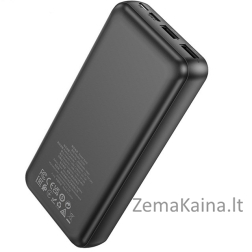 Hoco J123A Powerbank 20 000 mAh juodos spalvos