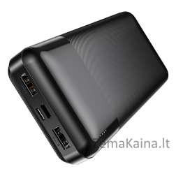 Hoco J72A EASY Powerbank 20 000 mAh juodos spalvos