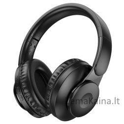 Hoco W45 Enjoy Belaidės Bluetooth ausinės į ausis juodos spalvos