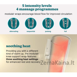 Homedics SR-CMXKE10HBND  Modulair Compression System Knee Wrap + Controller