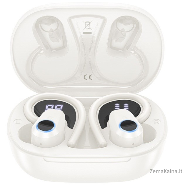 Hoco EQ8 Pure Joy Ausinės belaidės ausinės skambučiams / muzikai Bluetooth Balta