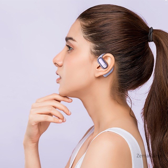 Hoco EA6 Ausinės belaidės atviros ausinės Bluetooth ryšys / muzika Violetinė 2