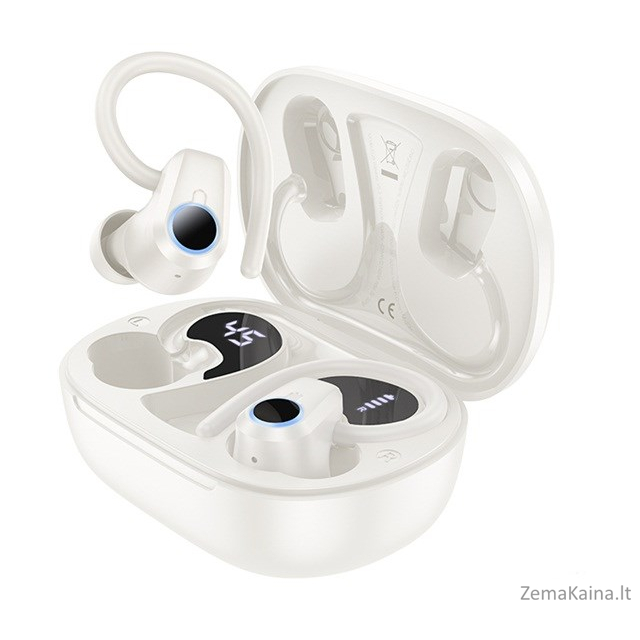 Hoco EQ8 Pure Joy Ausinės belaidės ausinės skambučiams / muzikai Bluetooth Balta 1