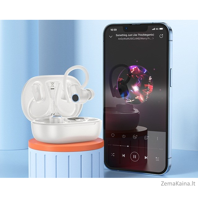 Hoco EQ8 Pure Joy Ausinės belaidės ausinės skambučiams / muzikai Bluetooth Balta 4