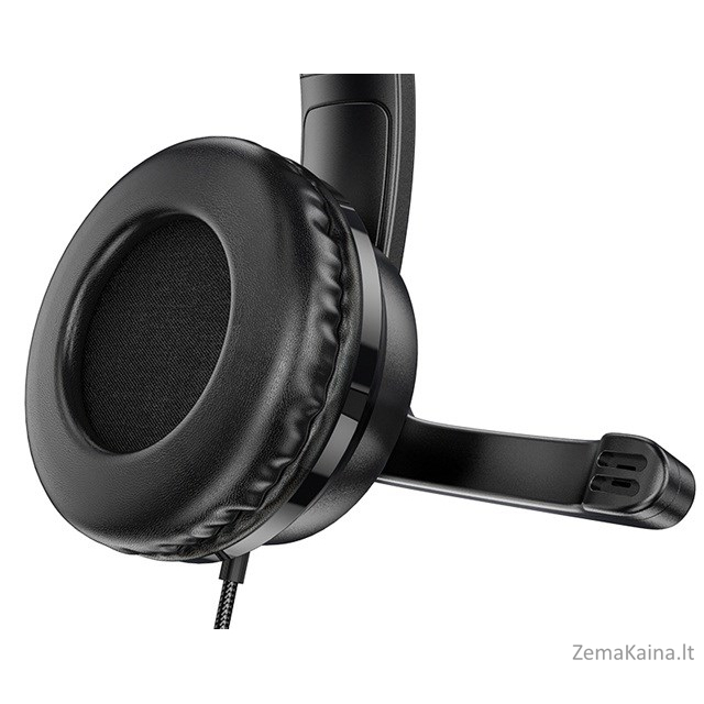 Hoco W103 Magic Tour Žaidimų ausinių lizdo kabelis 3,5 In-Ear juodas 3