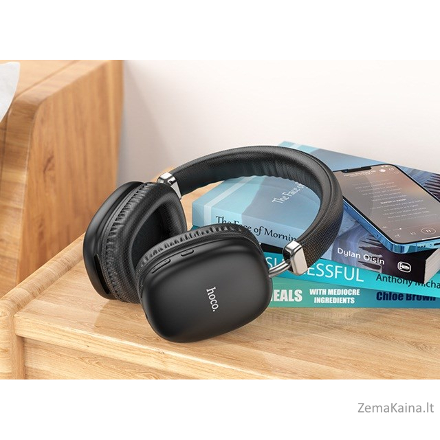 Hoco W35 Belaidės Bluetooth ausinės į ausis juodos spalvos 3