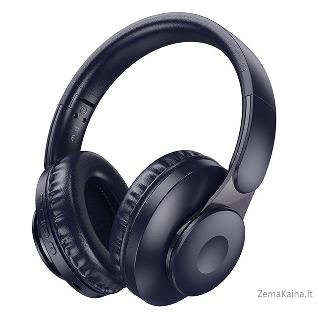 Hoco W45 Enjoy Belaidės Bluetooth ausinės į ausis Mėlyna