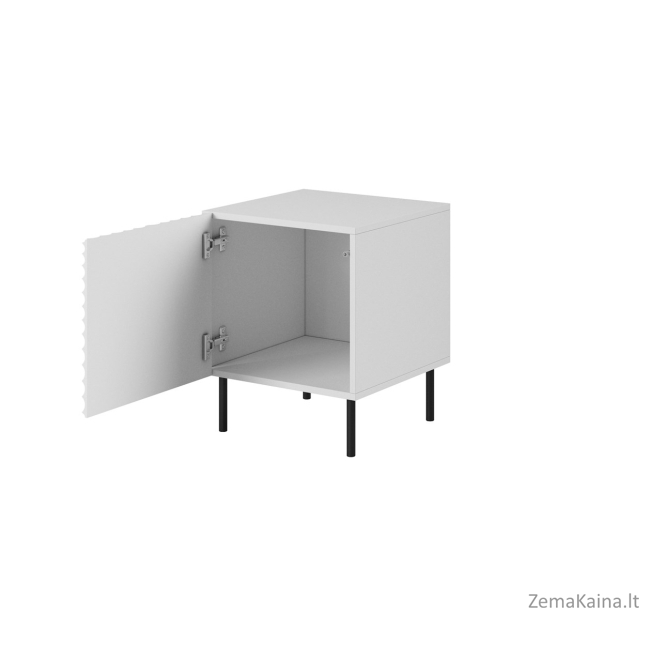 HOLE naktinis staliukas 2 vnt. 44x40,5x53,5 cm baltas matinis 1