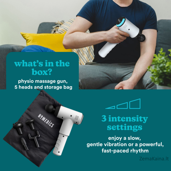 Homedics PGM-150-EU Physio Massage Gun 6